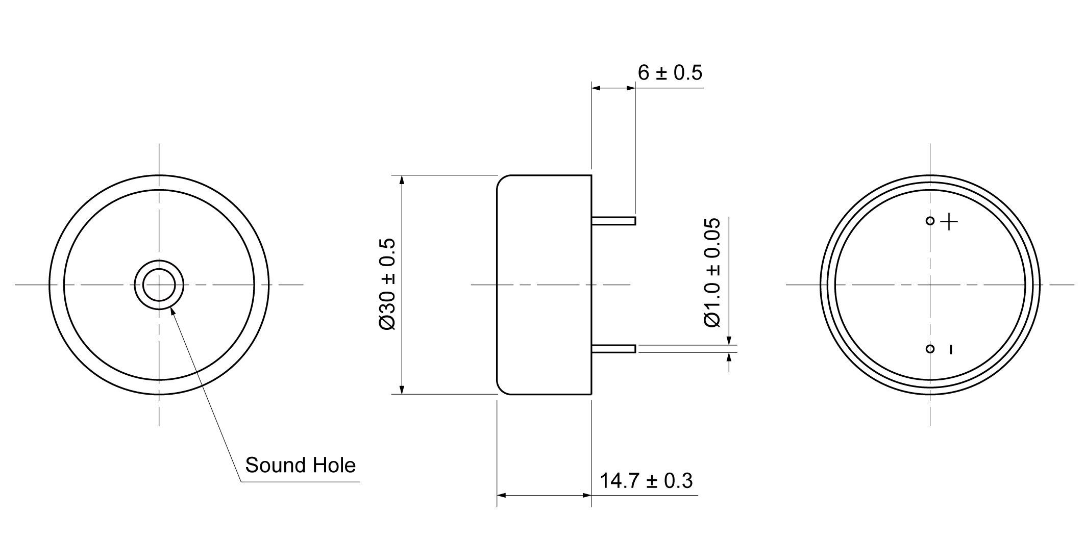 PB3015-32S12P Mechanical Drawing